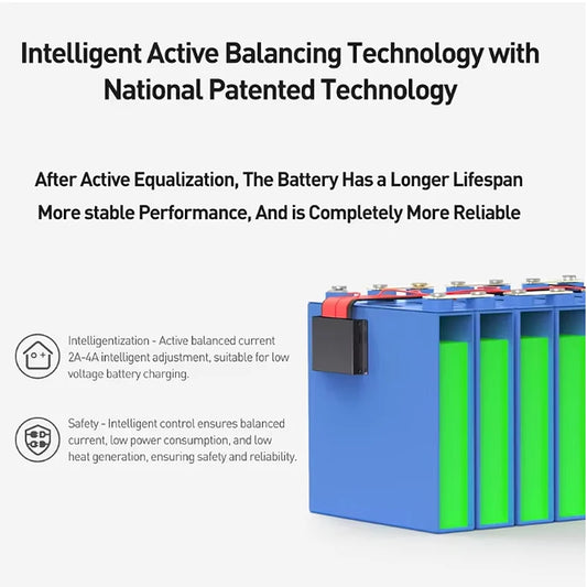 JK BMS B4A24S Active Balancer 16S 48V JIKONG Smart 2A 5A Battery Equalizer 8S 24S 25V - 100V LTO Li-ion Bluetooth Storage BMS