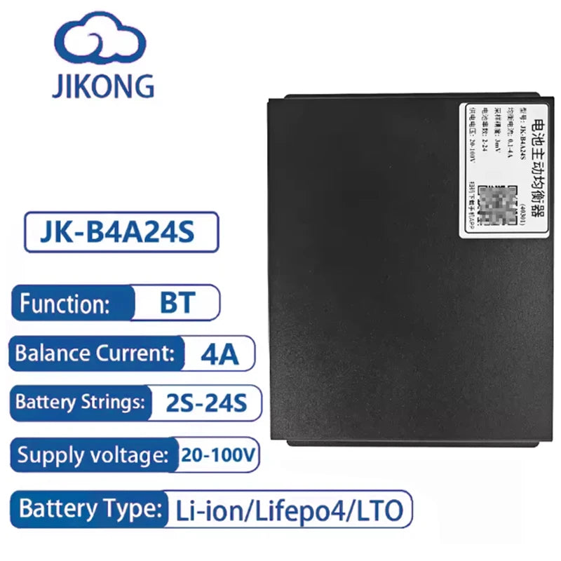 JK BMS B4A24S Active Balancer 16S 48V JIKONG Smart 2A 5A Battery Equalizer 8S 24S 25V - 100V LTO Li-ion Bluetooth Storage BMS