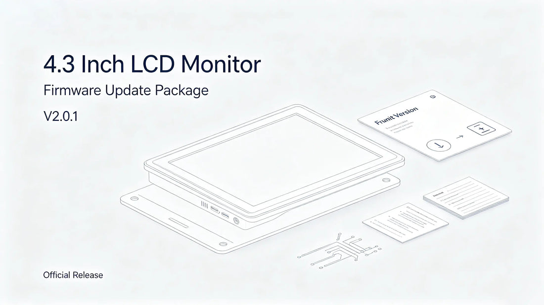 Latest Firmware Update for the 4.3″ LCD Display – What’s New and How to Update