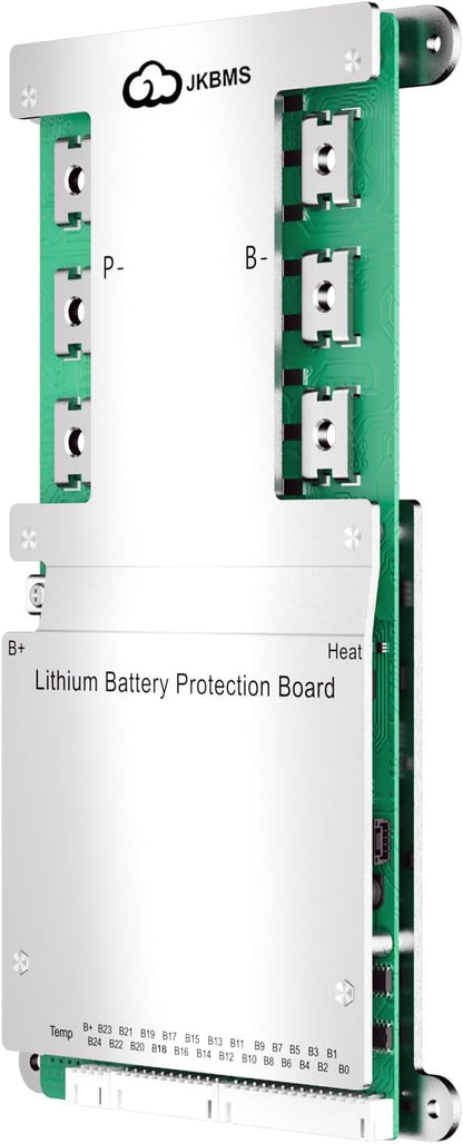 JKBMS Smart BMS 4S-8S 100A 1A Active Balance Integrado Bluetooth con CAN RS485 PCB Placa de Protección de Batería para Paquete de Batería LiFePO4 Li-ion LTO (JK-B1A8S10P)