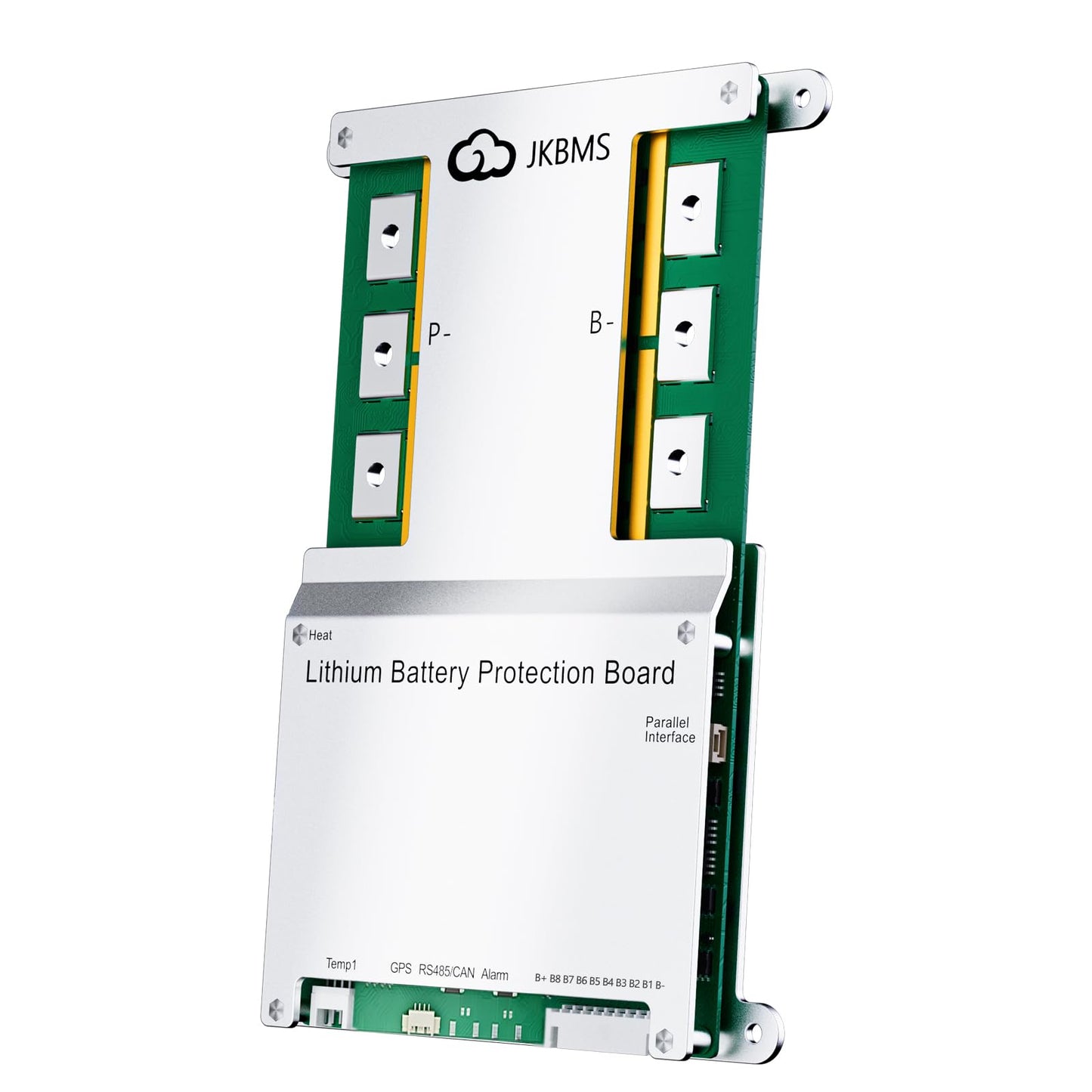 JKBMS Smart BMS 4S-8S 100A 1A Active Balance Integrado Bluetooth con CAN RS485 PCB Placa de Protección de Batería para Paquete de Batería LiFePO4 Li-ion LTO (JK-B1A8S10P)