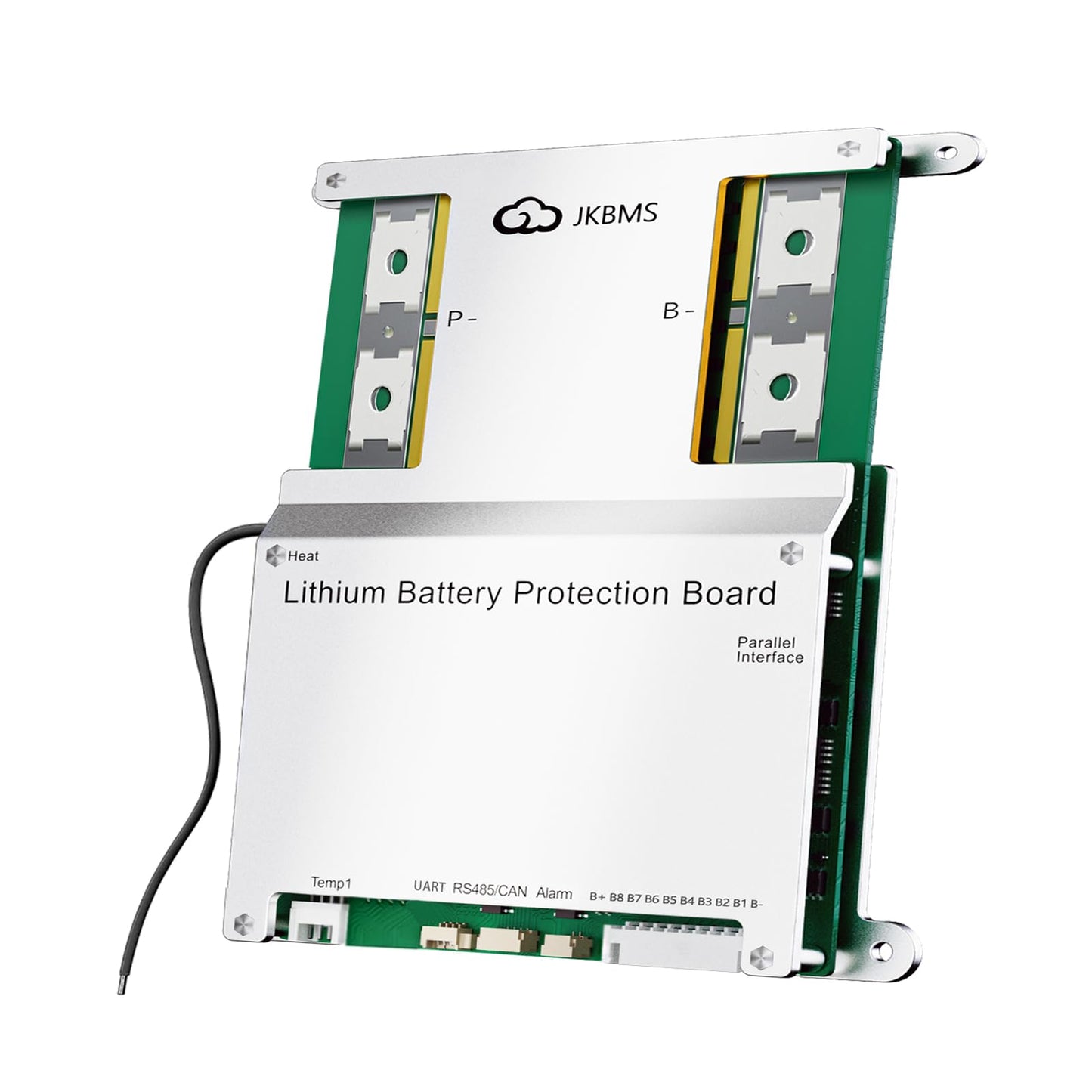 JKBMS Smart BMS 4S-8S 100A 1A Active Balance Integrado Bluetooth con CAN RS485 PCB Placa de Protección de Batería para Paquete de Batería LiFePO4 Li-ion LTO (JK-B1A8S10P)