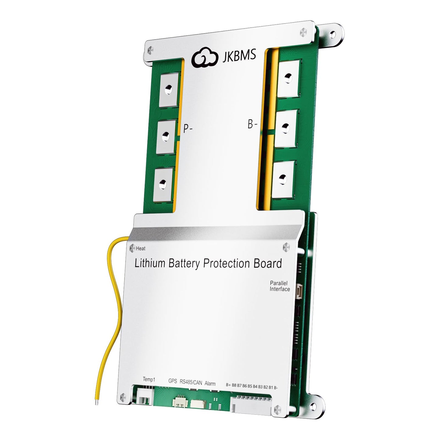 JKBMS Smart BMS 4S-8S 100A 1A Active Balance Integrado Bluetooth con CAN RS485 PCB Placa de Protección de Batería para Paquete de Batería LiFePO4 Li-ion LTO (JK-B1A8S10P)