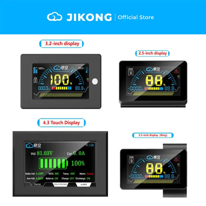 JK BMS 2.5 3.2 4.3 7.0LCD Inch Screen Display for JIKONG All BMS Accessories Intelligent Battery Level Indicator JK BMS LCD