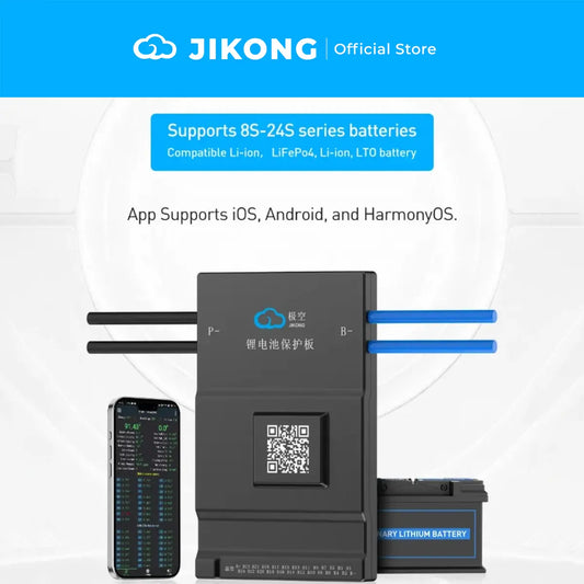 JK BMS 60A 100A 150A 200A 300A Active Balance Bms 4S 8S 16S 20S 24S JIKONG Smart Bms 12V 24V 48V 72V Lifepo4 Li-Ion Lto Battery