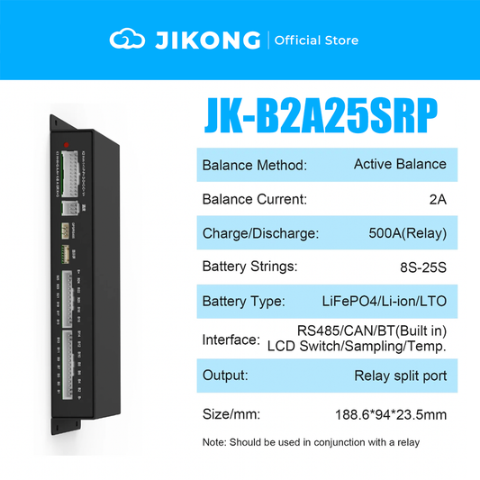 JIKONG JK-B2A25SRP – 2A Active Balancer 8S-25S for LiFePO4