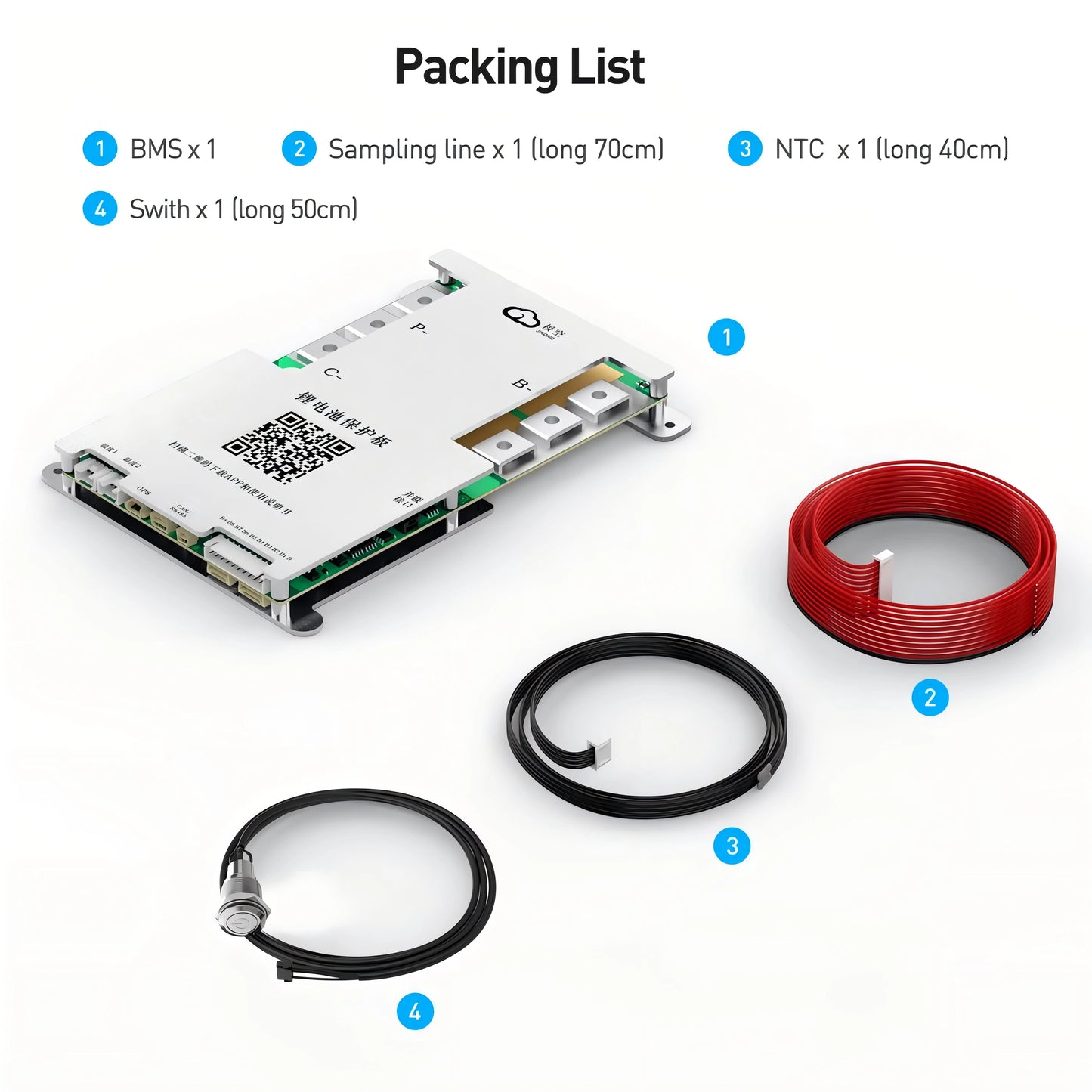 JK-B2A8S30P JKBMS 300A 8S Active Balance LiFePO₄ BMS