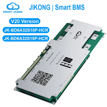 JK BMS BD6A32S15P-HCR V20 Smart BMS 8S-32S BT RS485 HEAT CAN 0.6A Active Balance BMS for LiFePo4 Li-ion Lto Battery 100A 150A