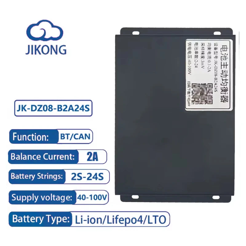 JK BMS B4A24S Active Balancer 16S 48V JIKONG Smart 2A 5A Battery Equalizer 8S 24S 25V - 100V LTO Li-ion Bluetooth Storage BMS