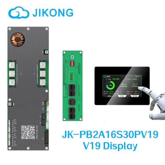 JIKONG JK-PB2A16S30P V19 Smart BMS 8S-16S 300A Li-ion/ Lifepo4/ LTO Battery Household Energy Inverter BMS Active Balancer 2A