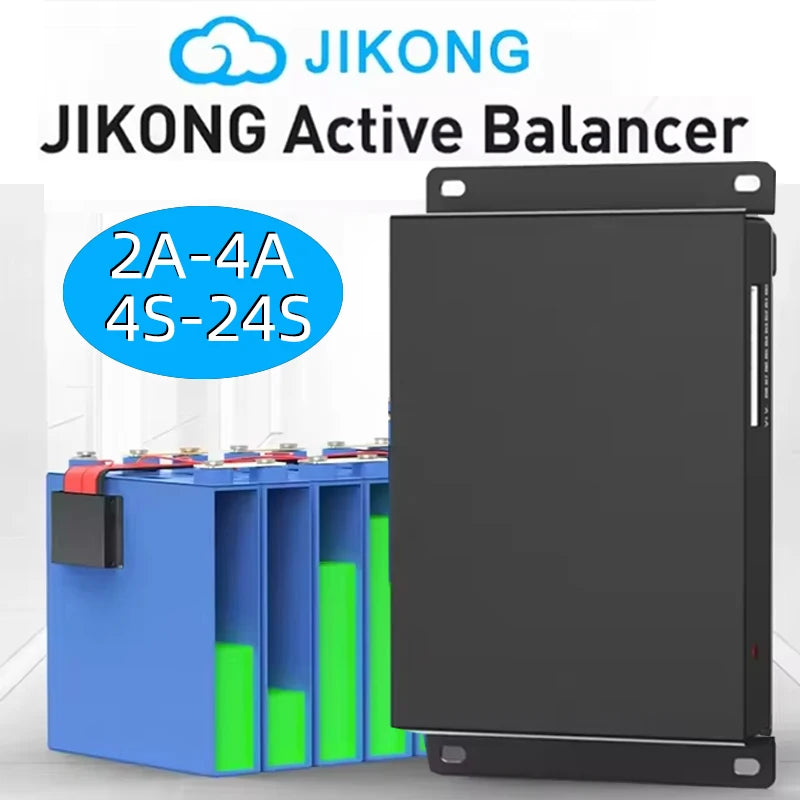 JK BMS B4A24S Active Balancer 16S 48V JIKONG Smart 2A 5A Battery Equalizer 8S 24S 25V - 100V LTO Li-ion Bluetooth Storage BMS