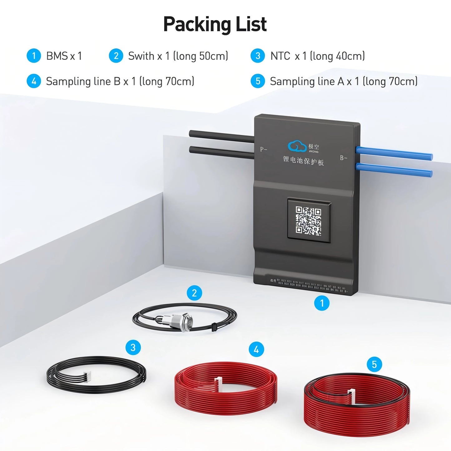 JIKONG Jk Bms BD6A24S10P Active Balance Bms 8S 10S 12S 16S 17S 20S 24S Smart Bms 60A 100A 150A 200A Lifepo4 Li-Ion Lto Battery