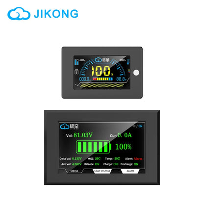 JIKONG BMS LCD 4.3 3.2 2.5 Inches RS485 For JIKONG BMS TFT LCD Display Voltage Current SOC Temperature Indicator