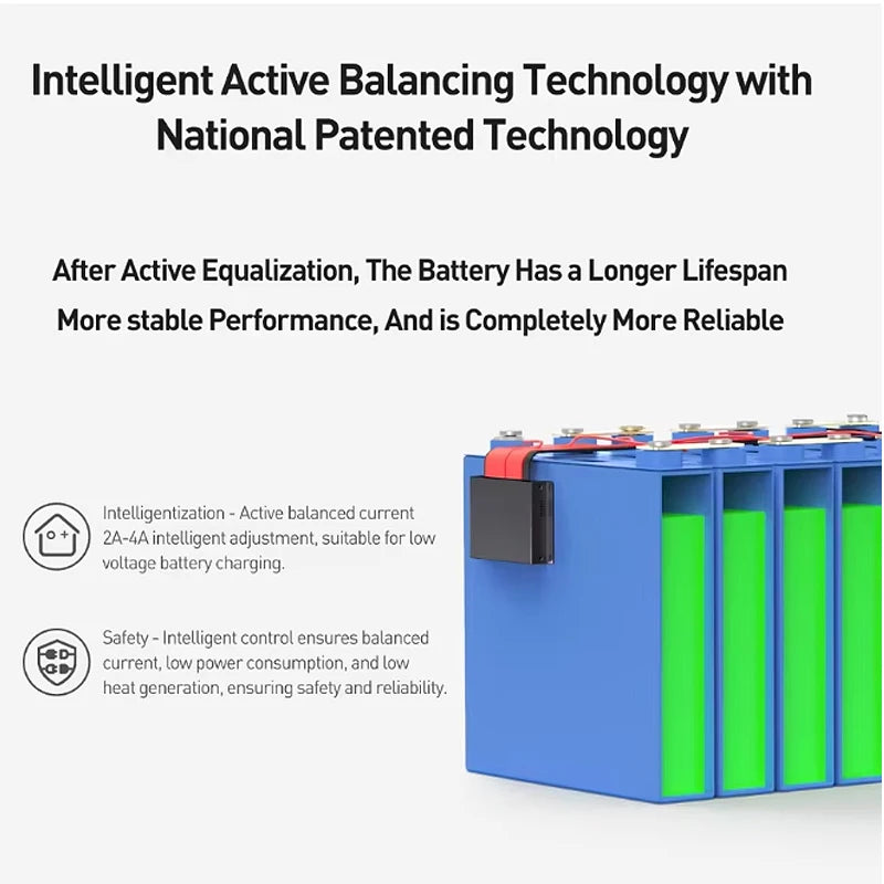 JK BMS B4A24S Active Balancer 16S 48V JIKONG Smart 2A 5A Battery Equalizer 8S 24S 25V - 100V LTO Li-ion Bluetooth Storage BMS
