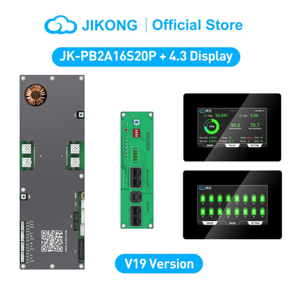 JIKONG V19 Household Energy Inverter BMS 8S/24V 16S/48V Li-ion/ Lifepo4/ LTO Battery BMS JK-PB2A16S20P
