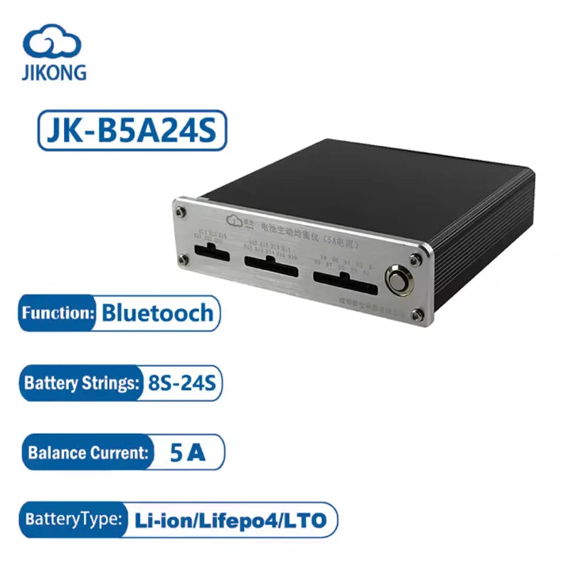 JK BMS B4A24S Active Balancer 16S 48V JIKONG Smart 2A 5A Battery Equalizer 8S 24S 25V - 100V LTO Li-ion Bluetooth Storage BMS