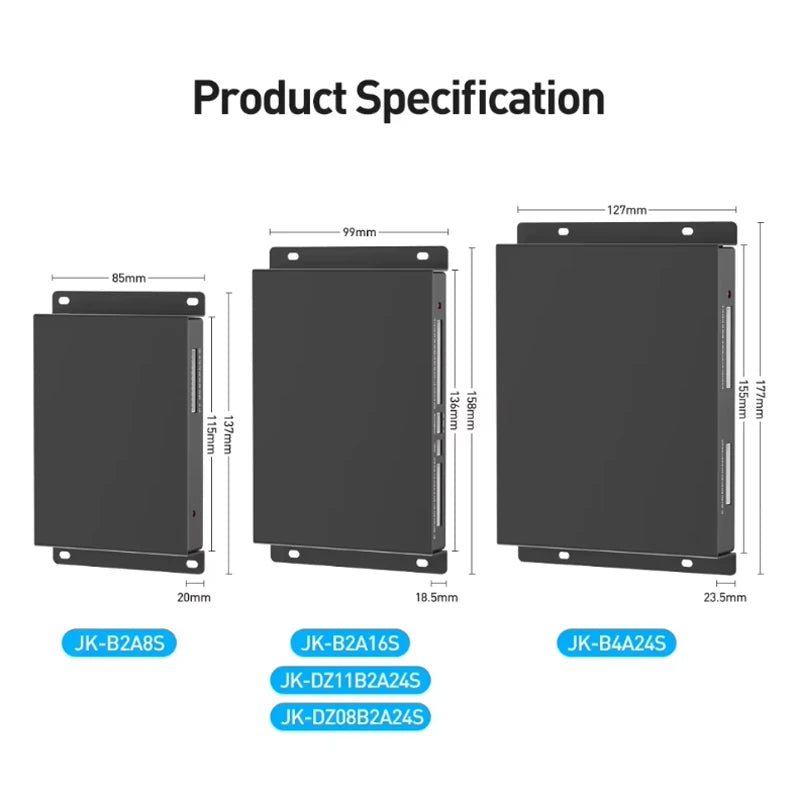 JK BMS B4A24S Active Balancer 16S 48V JIKONG Smart 2A 5A Battery Equalizer 8S 24S 25V - 100V LTO Li-ion Bluetooth Storage BMS