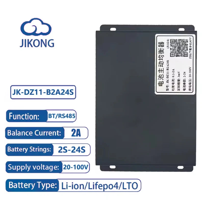 JK BMS B4A24S Active Balancer 16S 48V JIKONG Smart 2A 5A Battery Equalizer 8S 24S 25V - 100V LTO Li-ion Bluetooth Storage BMS