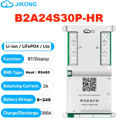 JK-B2A8S30P JKBMS 300A 8S Active Balance LiFePO₄ BMS